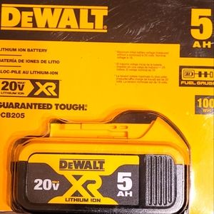 Dewalt 20v MAX XR 5.0 AMP Hour Lithium-ion Battery